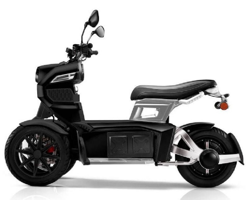 Электроскутер Doohan iTank EV3 1500W Black Электроскутер Doohan iTank EV3 1500W Black